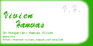 vivien hamvas business card